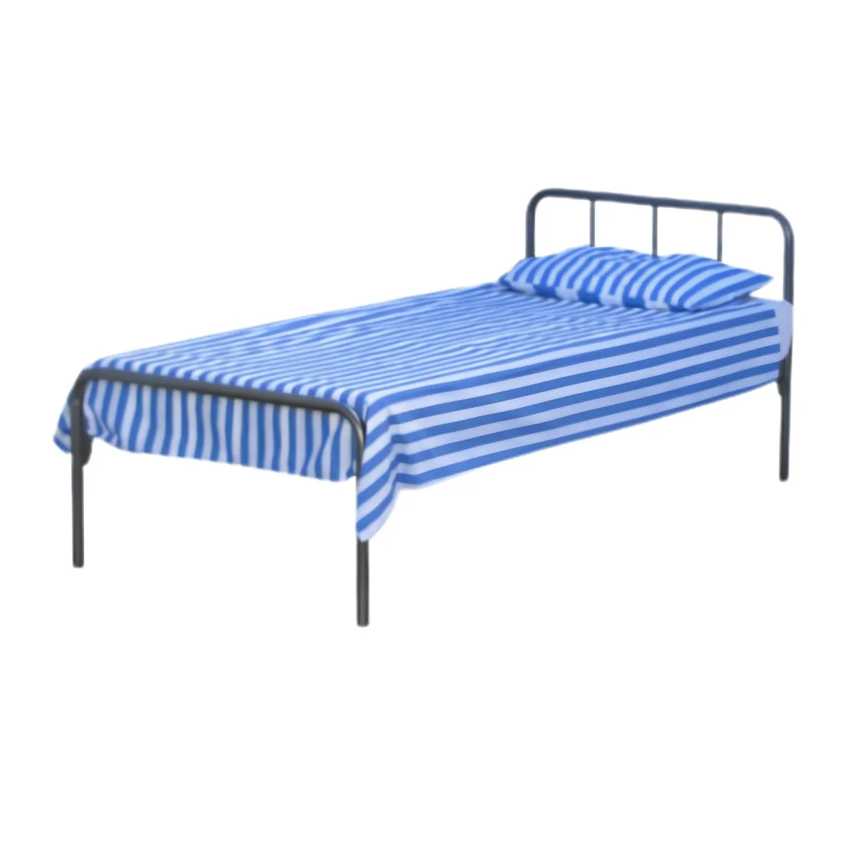 Charlie scratch resistant steel bed frame available in multiple colors - Discount Beds